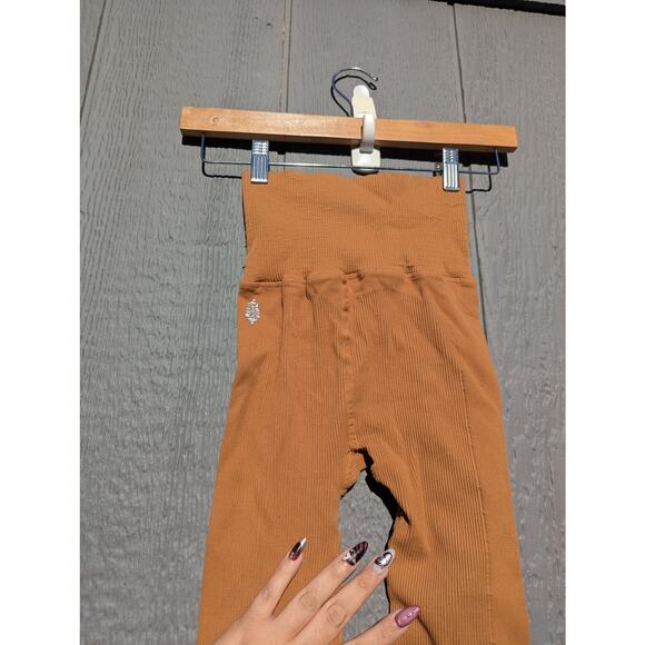 Intimately Free People Nude Tan Neutral leggings S Western compression yoga - Picture 4 of 5